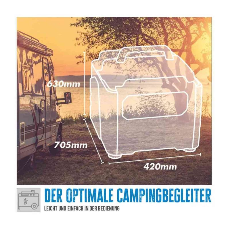 Güde Inverter bensin 6600W strømaggregat 