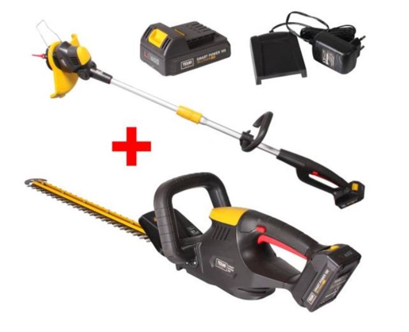 Texas Kombi pakke. Hekkesaks + Gresstrimmer