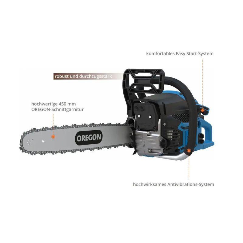 Güde 3,1 HK motorsag KS450-55